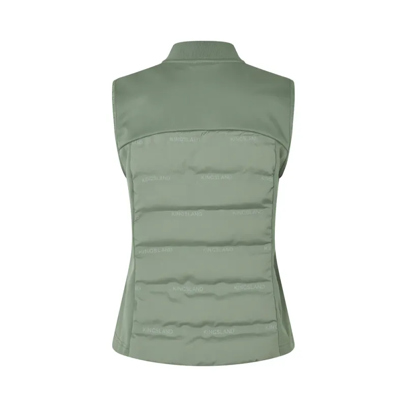 KLLucy Ladies Hybrid Bodywarmer Green Agave